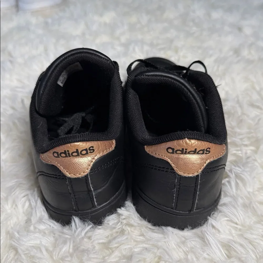 Adidas Black Shoes with Bronze Accents - Picture 4 of 6